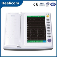 Máquina de ECG (electrocardiograma) digital portátil médico de 12 canales HE-12B