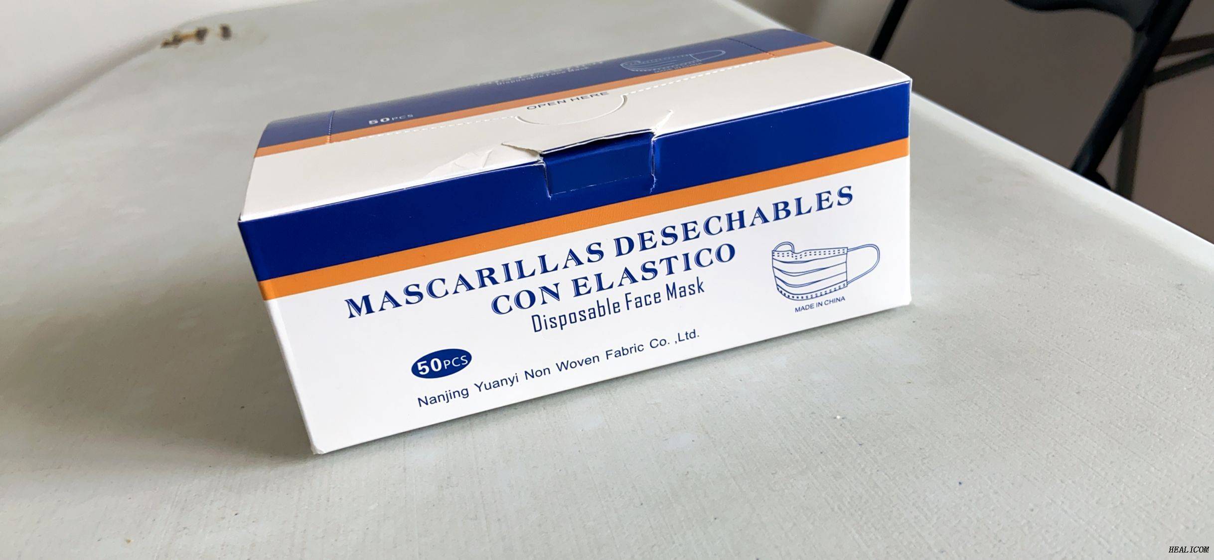 En stock Mascarilla facial autoprotectora no tejida desechable de alta calidad Mascarilla facial