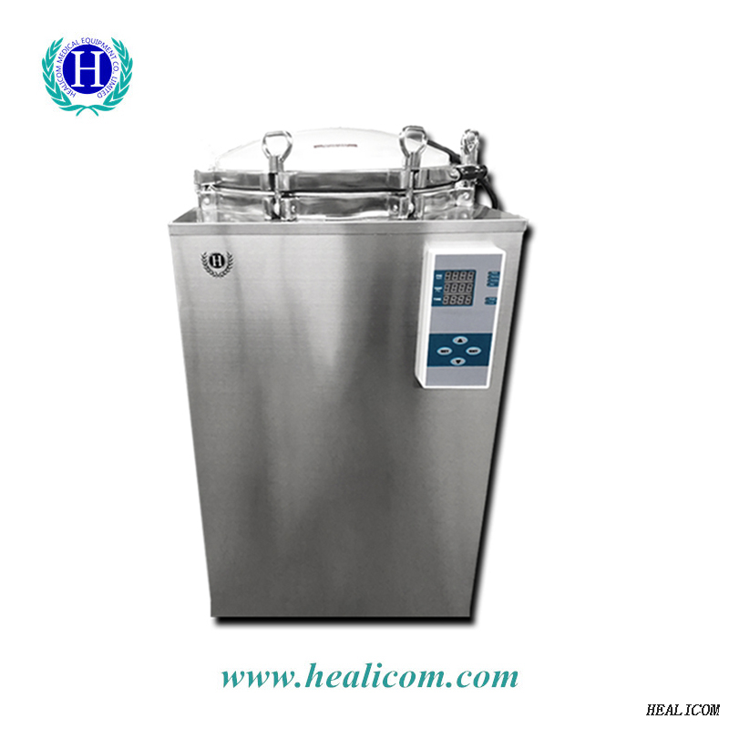 75L litros esterilizador de vapor de presión vertical autoclave vertical completamente automático
