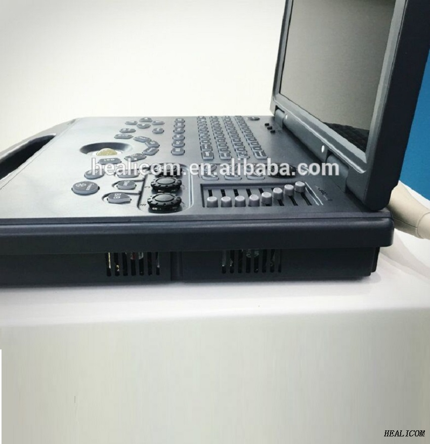 Escáner de ultrasonido Doppler 3d a color portátil médico de la máquina digital HUC-200