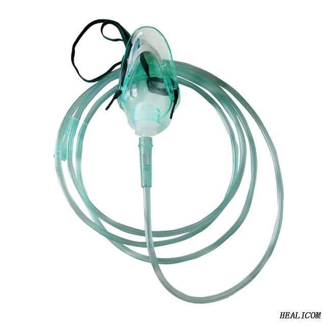 Dispositivo de máscara de oxígeno desechable con cánula de oxígeno nasal