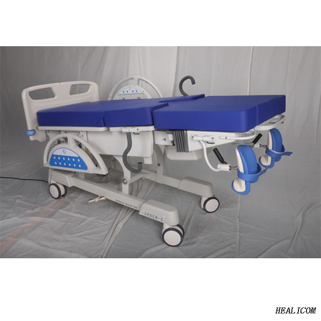 Cama de hospital de obstetricia eléctrica modelo nuevo HDCB-B1 cama de parto