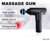 Pistola de masaje muscular profunda portátil Pistola fascial de masajeador muscular