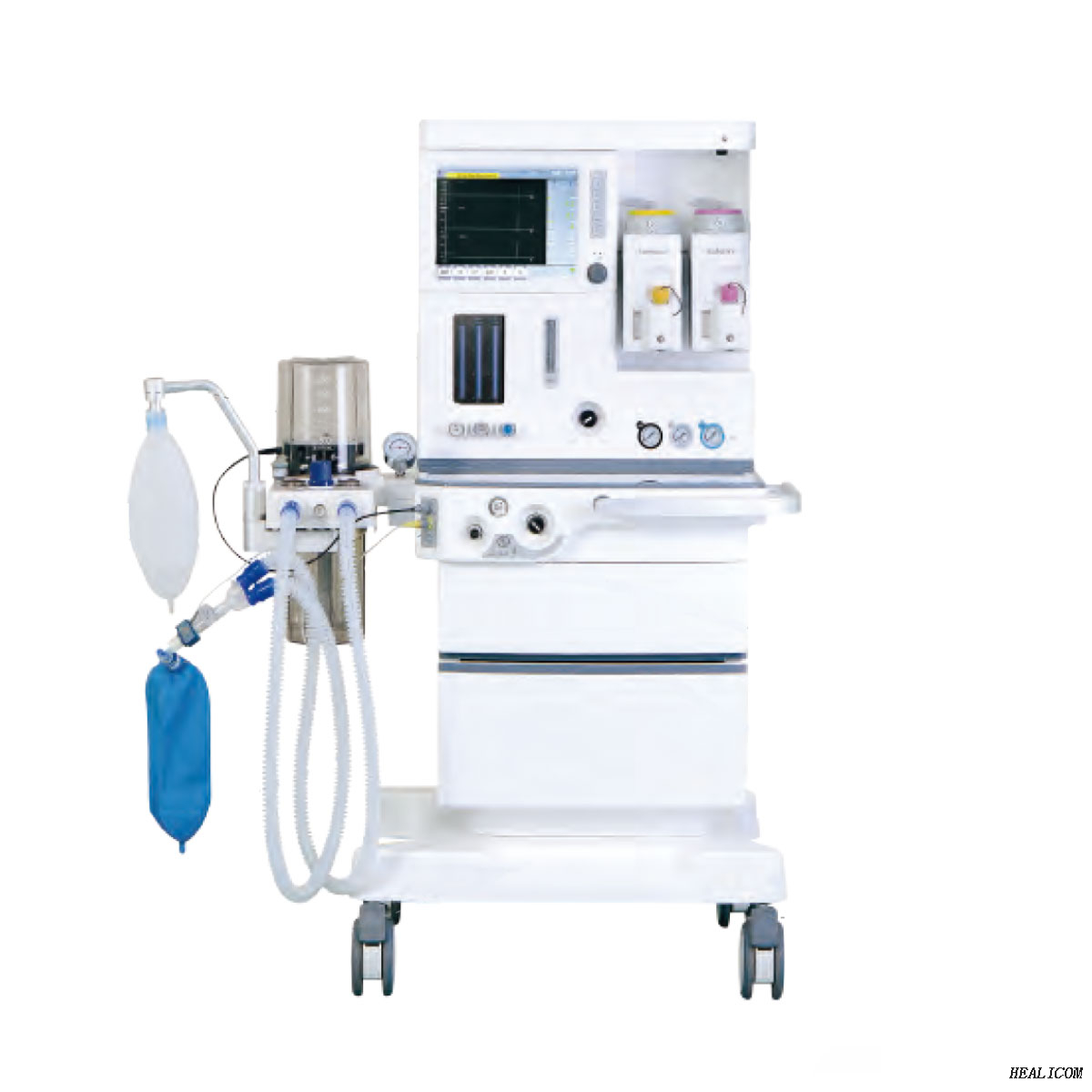 Venta caliente Healicom HA-6100 Plus Anesthesia Machine Systems Equipo de anestesia para pacientes