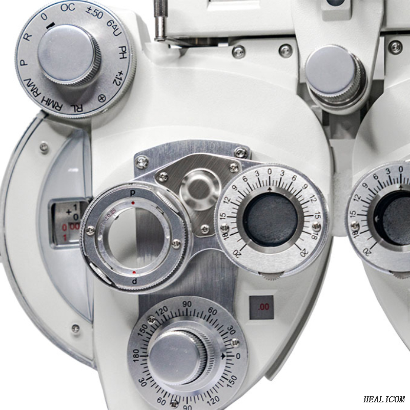Equipo de examen ocular HVT-200A, óptico, portátil, manual, oftálmico, refractor digital, probador de visión