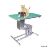 Banco de trabajo de belleza para mascotas hidráulico personalizado de acero inoxidable WT-58 (con percha)